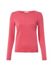 Brookshire dzianinowa koszulka z długim rękawem Kobiety Bawełna wyrazisty róż, S. Czerwone t-shirty damskie brookshire, s, bez wzorów, z bawełny, bez kołnierzyka. Za 79.95 zł.