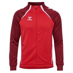 Bluza dresowa zapinana na zamek błyskawiczny Hummel Lead 2.0. Brązowe bluzy sportowe damskie HUMMEL, bez wzorów, z dresówki, bez ramiączek, bez kaptura. Za 279.50 zł.