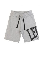 Odzież sportowa z bawełna na czas wolny na co dzień. Szara szorty męskie LEONE 1947 APPAREL, z bawełny, na fitness i siłownię. Za 138.93 zł.