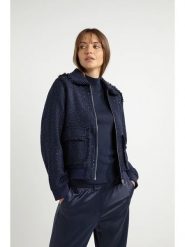 Josephine & Co Kurtka przejściowa "Frida" w kolorze granatowym rozmiar: 44. Niebieskie kurtki damskie Josephine & Co, bez wzorów, bez kaptura. Za 330.67 zł.