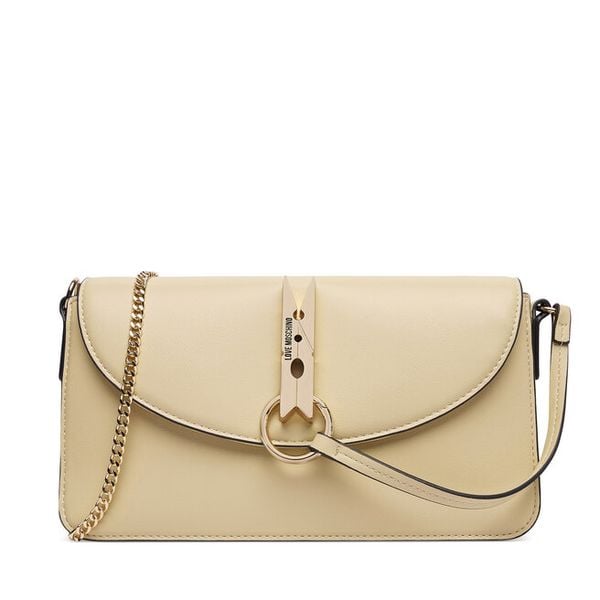 Torebka LOVE MOSCHINO. Brązowe listonoszki damskie Love Moschino, bez wzorów, bez dodatków. Za 859.99 zł.