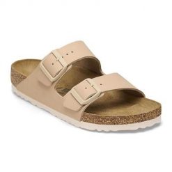 Klapki damskie Birkenstock 1027723. Klapki damskie Birkenstock, bez wzorów, z materiału, bez obcasa. Za 429.99 zł.