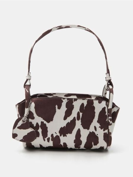 Torebka kopertówka z imitacji zamszu - wielobarwny. Torebki wieczorowe Sinsay, bez wzorów, bez kołnierzyka, bez ramiączek. W wyprzedaży za 17.99 zł.