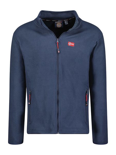 Geographical Norway Kurtka polarowa "Ulysse" w kolorze granatowym rozmiar: XXL. Niebieskie kurtki męskie Geographical Norway, xxl, bez wzorów, z polaru, bez kaptura. Za 78.47 zł.