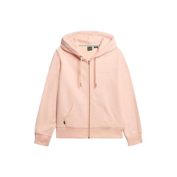Bluza z kapturem z zamkiem Essential Logo Hb. Czerwone bluzy sportowe damskie Superdry., s, z bawełny. Za 354.85 zł.