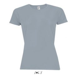 Koszulka damska Sol's Sporty. Niebieskie t-shirty damskie SOL'S, s, bez wzorów, bez kołnierzyka. W wyprzedaży za 28.50 zł.