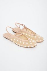 Baleriny z perłami Sonni WEEKEND MAX MARA. Baleriny damskie Weekend Max Mara, bez wzorów, bez obcasa. W wyprzedaży za 1,263.20 zł.