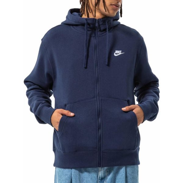 BLUZA męska NIKE z kapturem dresowa granatowa na zamek. Niebieskie bluzy z kapturem męskie Nike, m, z dresówki. Za 319.00 zł.