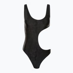 Strój pływacki jednoczęściowy damski Nike Block Texture. Czarne stroje jednoczęściowe damskie Nike, l, bez wzorów. Za 199.99 zł.