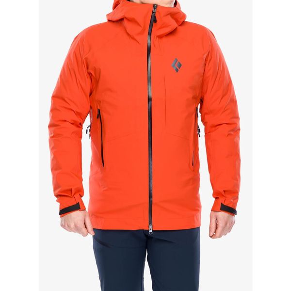 Kurtka z membraną męska Black Diamond Highline Stretch Shell. Czerwone kurtki męskie Black Diamond, m, bez wzorów, sportowe, bez kaptura. Za 1,259.99 zł.