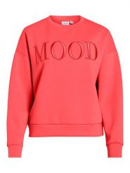Vila Bluza "Reflect" w kolorze koralowym rozmiar: S. Czerwone bluzy bez kaptura damskie Vila, s. Za 100.99 zł.