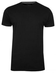 T-Shirt Czarny Bawełniany Męski Bez Nadruku -Brave Soul- Koszulka, Krótki Rękaw, Basic. Czarne t-shirty męskie Brave Soul, na lato, l, bez wzorów, z bawełny, bez kołnierzyka. Za 45.00 zł.
