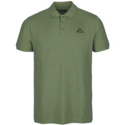 Koszulka Kappa Polo Shirt, Mężczyźni. Zielone koszulki polo męskie Kappa, m, bez wzorów, z bawełny, bez ramiączek. Za 290.00 zł.