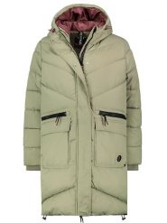 Fresh Made Płaszcz pikowany w kolorze khaki rozmiar: L. Brązowe płaszcze damskie Fresh Made, l, bez wzorów. Za 282.80 zł.