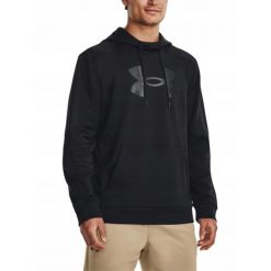 Bluza fitness męska Under Armour Fleece Big Logo HD. Czarne bluzy sportowe męskie Under Armour, m. Za 289.00 zł.