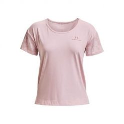 Koszulka treningowa damska Under Armour Rush Energy. Czarne t-shirty damskie Under Armour, m, bez wzorów, bez kołnierzyka. Za 266.00 zł.