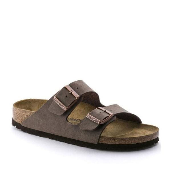 Kapcie Birkenstock Arizona Mocca Dorosłych. Brązowe kapcie damskie Birkenstock, z materiału. Za 615.00 zł.
