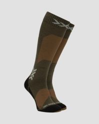 Skarpety unisex X-Socks SKI DISCOVER MERINO OTC SAND/DARK SAND M101. Brązowe skarpetki damskie X-Socks, bez wzorów, z wełny. Za 169.99 zł.