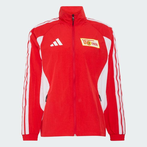 Domowa bluza reprezentacyjna Union Berlin. Białe bluzy bez kaptura męskie Adidas, m, z dresówki. Za 529.00 zł.