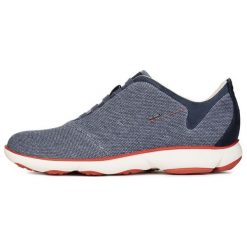 Geox tenisówki męskie Nebula 40 ciemny niebieski. Niebieskie trampki i tenisówki męskie Geox, bez wzorów, bez zapięcia. W wyprzedaży za 459.00 zł.