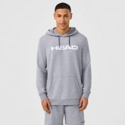 Bluza sportowa męska Head Club Original. Szare bluzy sportowe męskie HEAD, bez wzorów, z bawełny, sportowe, bez kołnierzyka, bez ramiączek. Za 207.00 zł.