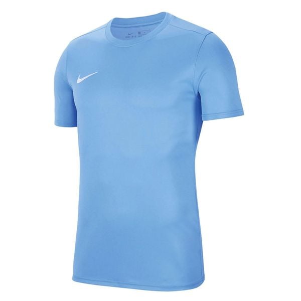 Koszulka treningowa męska Nike Park Vii. Niebieskie t-shirty sportowe męskie Nike, l, z materiału, bez ramiączek, na fitness i siłownię, dri-fit (nike). Za 89.99 zł.