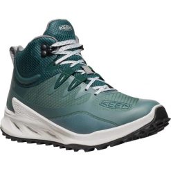 KEEN Zionic Mid WP W damskie wodoodporne buty trekkingowe Dark Forest/Sea Moss. Szare obuwie trekkingowe damskie Keen. Za 612.99 zł.