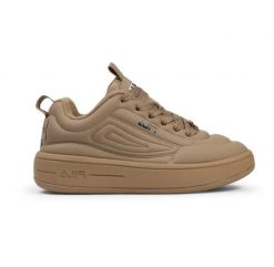 Buty sportowe sneakersy damskie Fila Superbubble. Brązowe buty sportowe na co dzień damskie Fila, bez wzorów, z gumy, trekkingowe. Za 253.99 zł.