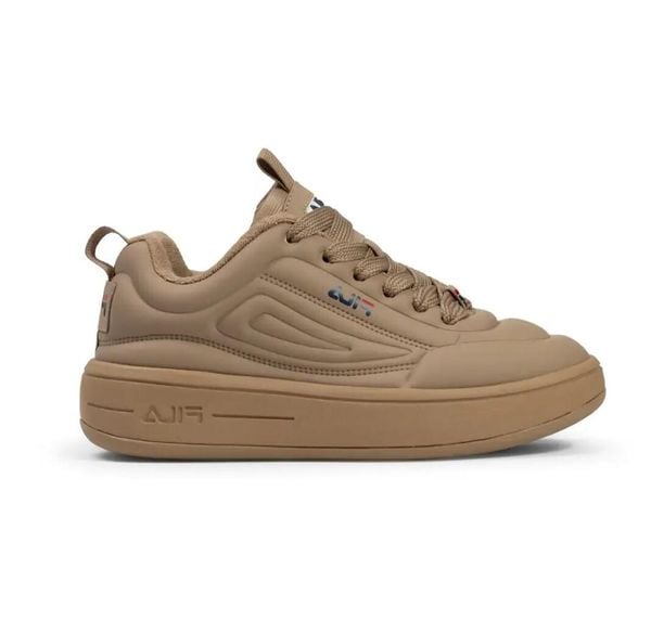 Buty sportowe sneakersy damskie Fila Superbubble. Brązowe buty sportowe na co dzień damskie Fila, bez wzorów, z gumy, trekkingowe. Za 253.99 zł.