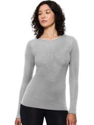 Triumph Wełniana koszulka w kolorze szarym rozmiar: XL. Szare bluzki damskie Triumph, xl, bez wzorów, z wełny, bez kołnierzyka. Za 134.85 zł.