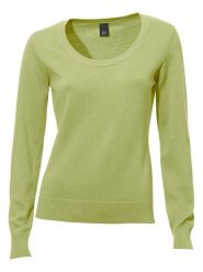 Heine Sweter w kolorze zielonym rozmiar: 36. Zielone swetry klasyczne damskie Heine, z bawełny, bez kołnierzyka. Za 59.45 zł.