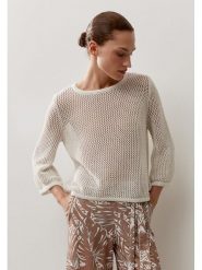 More & More Sweter w kolorze kremowym rozmiar: 44. Brązowe swetry klasyczne damskie MORE & MORE, bez kołnierzyka. Za 157.73 zł.