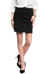 SPÓDNICA JEANSOWA LEE A LINE SKIRT MOTO BLACK L38NIZLG 112108283. Czarne spódniczki damskie Lee, l, bez wzorów, z jeansu, ołówkowe. W wyprzedaży za 89.99 zł.