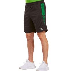 Szorty Erima Worker Six Wings. Czarne szorty męskie Erima, bez wzorów, sportowe. Za 152.00 zł.