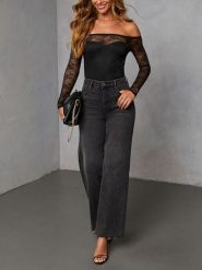 LA Angels Koszulka w kolorze czarnym rozmiar: S. Czarne bluzki damskie LA Angels, s, bez wzorów, z koronki, bez kołnierzyka, bez ramiączek. Za 130.99 zł.