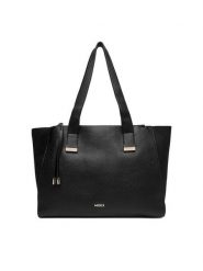 MEXX Torebka C-MEXX-L-019-08 Czarny. Czarne torebki klasyczne damskie Mexx, bez wzorów, z materiału, bez dodatków. Za 249.99 zł.
