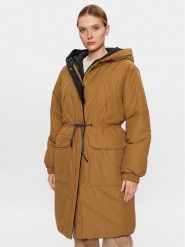Didriksons Płaszcz zimowy Anna 504259 Brązowy Regular Fit. Brązowe kurtki damskie Didriksons, na zimę, bez wzorów, z syntetyku. Za 1,299.00 zł.