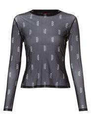 HUGO koszulka z długim rękawem Kobiety czarny, XS. Czarne t-shirty damskie Hugo, xs, bez wzorów, bez kołnierzyka. Za 329.95 zł.