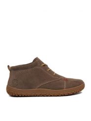 Rieker Trzewiki CEO-52323-45 Brązowy. Brązowe botki damskie Rieker, ze skóry, bez obcasa, na płaskiej podeszwie, bez zapięcia. Za 389.99 zł.