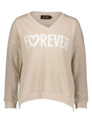Miss goodlife Bluza "Forever" w kolorze beżowym rozmiar: S. Brązowe bluzy bez kaptura damskie miss goodlife, s, z bawełny. Za 144.58 zł.