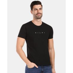 Męska bawełniana koszulka T-shirt Kilpi SPACER-M. Czarne t-shirty męskie Kilpi, m, bez wzorów, z bawełny, bez kołnierzyka. Za 91.56 zł.