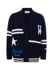 Weekend Max Mara sweter z czystej wełny Kobiety wełna ze strzyży niebieski, M. Niebieskie swetry klasyczne damskie Weekend Max Mara, m, z wełny, bez kołnierzyka. Za 1,599.95 zł.
