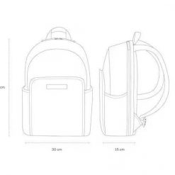 Plecak Kapten & Son Aalborg Czarny. Czarne plecaki męskie KAPTEN & SON, bez wzorów. Za 338.36 zł.