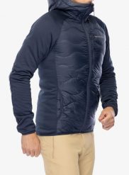 Kurtka hybrydowa Peak Performance Helium Down Hybrid Hood. Niebieskie kurtki męskie Peak Performance, l, bez wzorów, z dżerseju, bez kaptura. Za 868.99 zł.