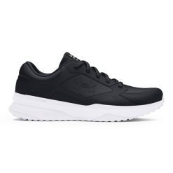 Buty treningowe męskie Under Armour Edge Leather. Czarne buty fitness męskie Under Armour. Za 199.99 zł.