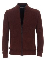CASAMODA Kardigan w kolorze bordowym rozmiar: L. Czerwone kardigany męskie CASAMODA, l, bez wzorów, bez kołnierzyka. Za 187.07 zł.