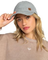 Czapka baseballowa dla Kobiety EXTRA INNINGS Szary. Szare czapki z daszkiem damskie Roxy, bez wzorów, z bawełny. Za 49.99 zł.