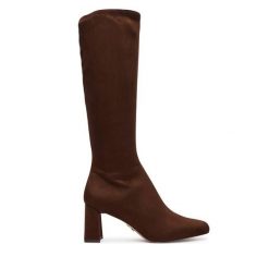 Kozaki Steve Madden. Brązowe kozaki damskie Steve Madden, bez obcasa, na płaskiej podeszwie. Za 599.99 zł.