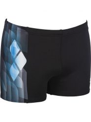 Arena Kąpielówki "Mirrors" w kolorze czarno-turkusowym rozmiar: 8. Czarne kąpielówki męskie Arena, bez wzorów, z materiału. Za 83.03 zł.