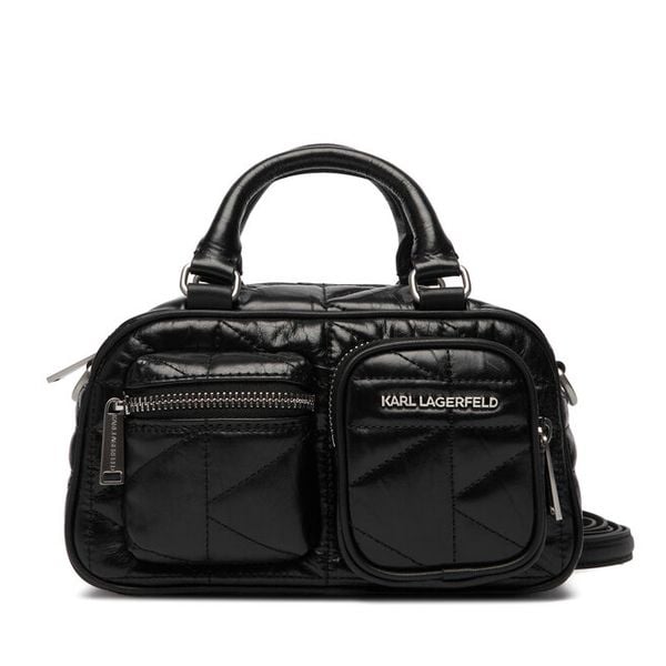 Torebka KARL LAGERFELD. Czarne torebki klasyczne damskie Karl Lagerfeld, bez wzorów, bez dodatków. Za 1,499.00 zł.